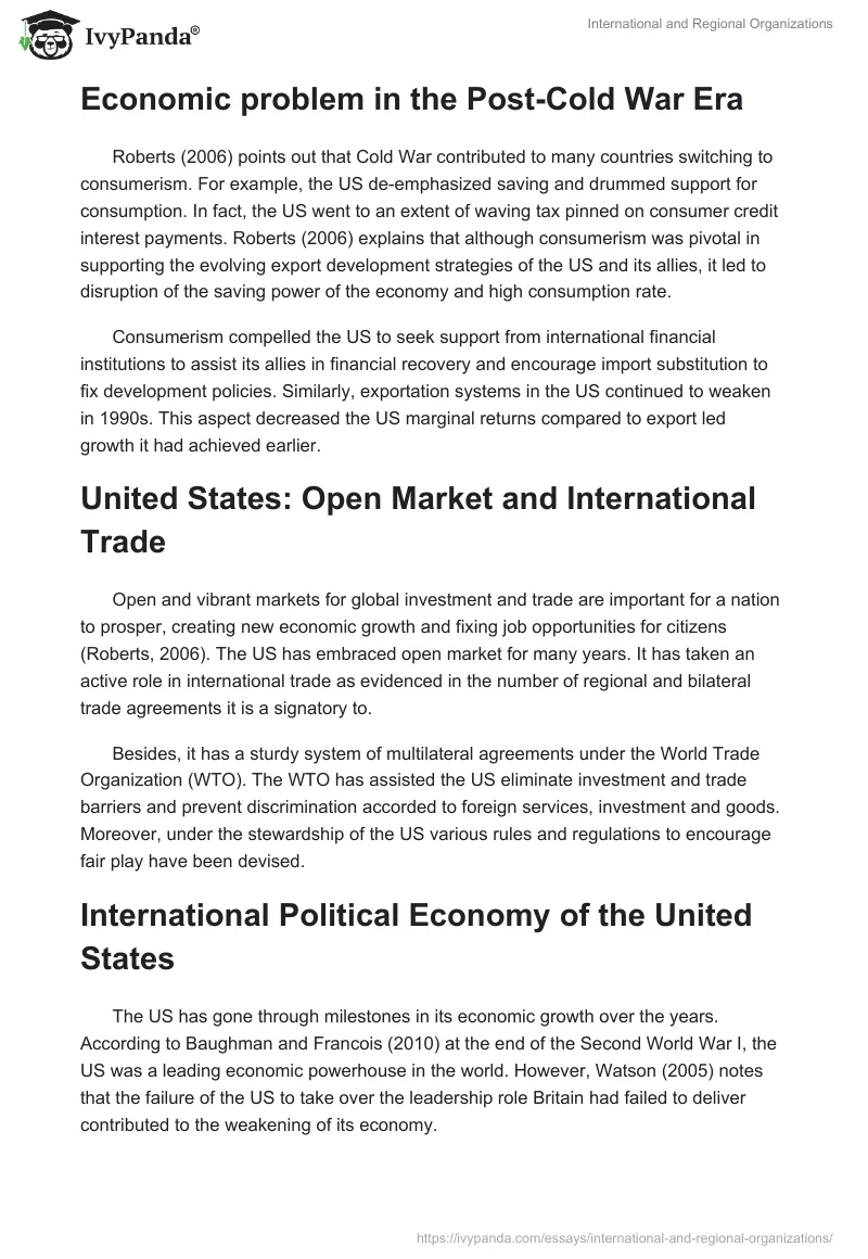 International and Regional Organizations. Page 4