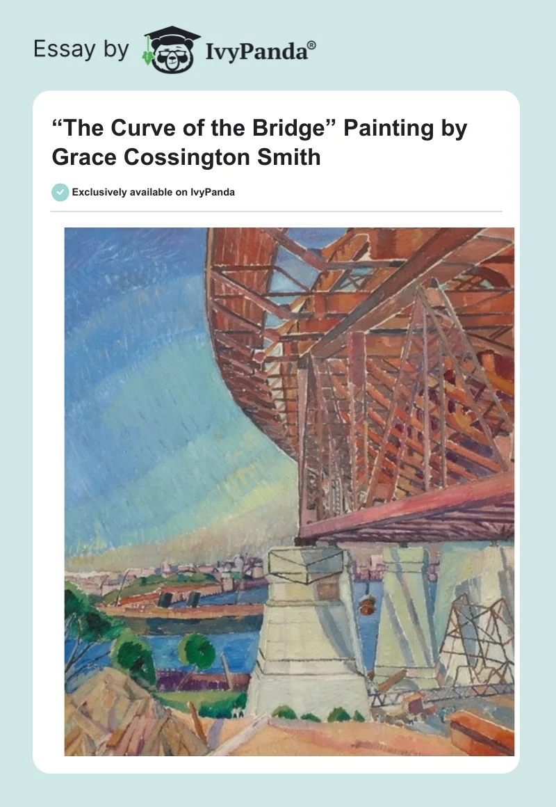“The Curve of the Bridge” Painting by Grace Cossington Smith. Page 1