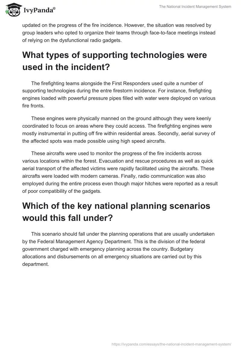 The National Incident Management System. Page 3