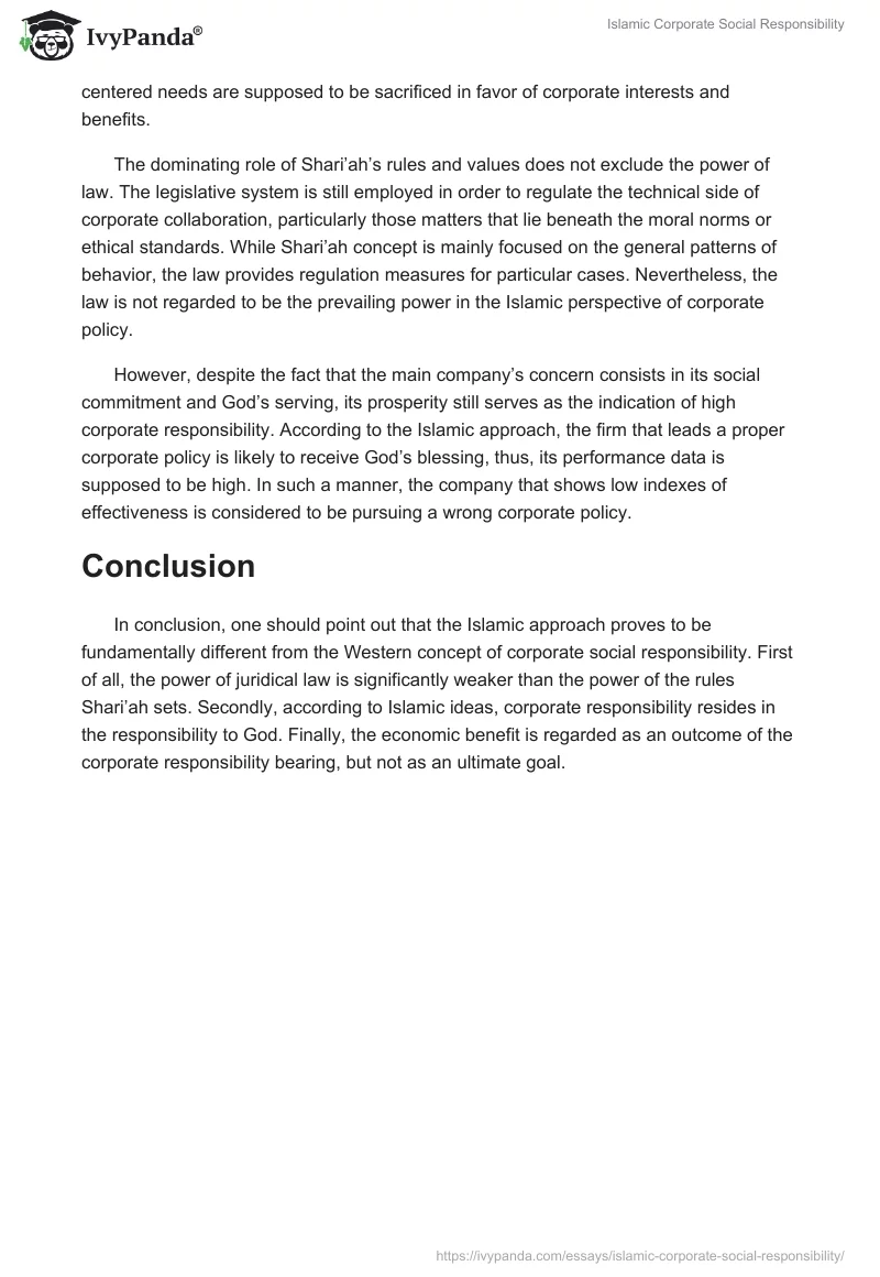 Islamic Corporate Social Responsibility. Page 2
