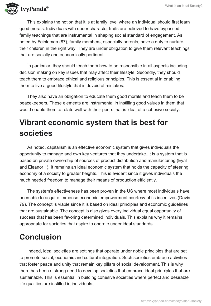 What Is an Ideal Society?. Page 5