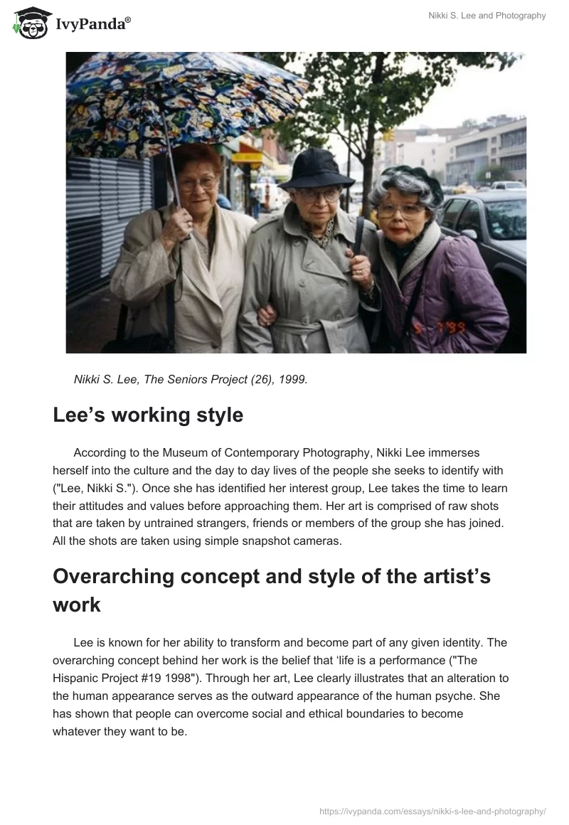 Nikki S. Lee and Photography. Page 3