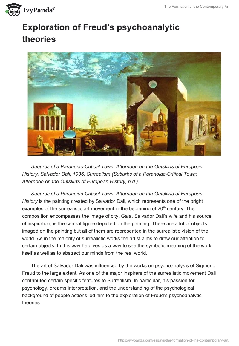 The Formation of the Contemporary Art. Page 3