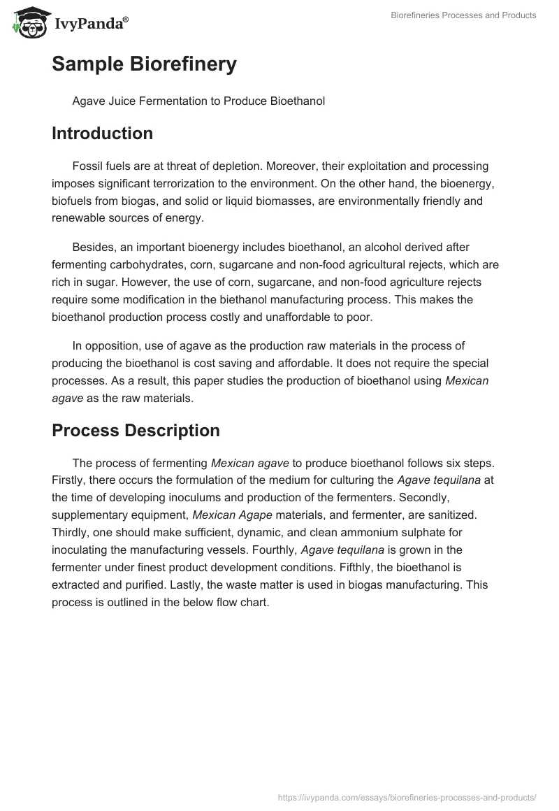 Biorefineries Processes and Products. Page 4