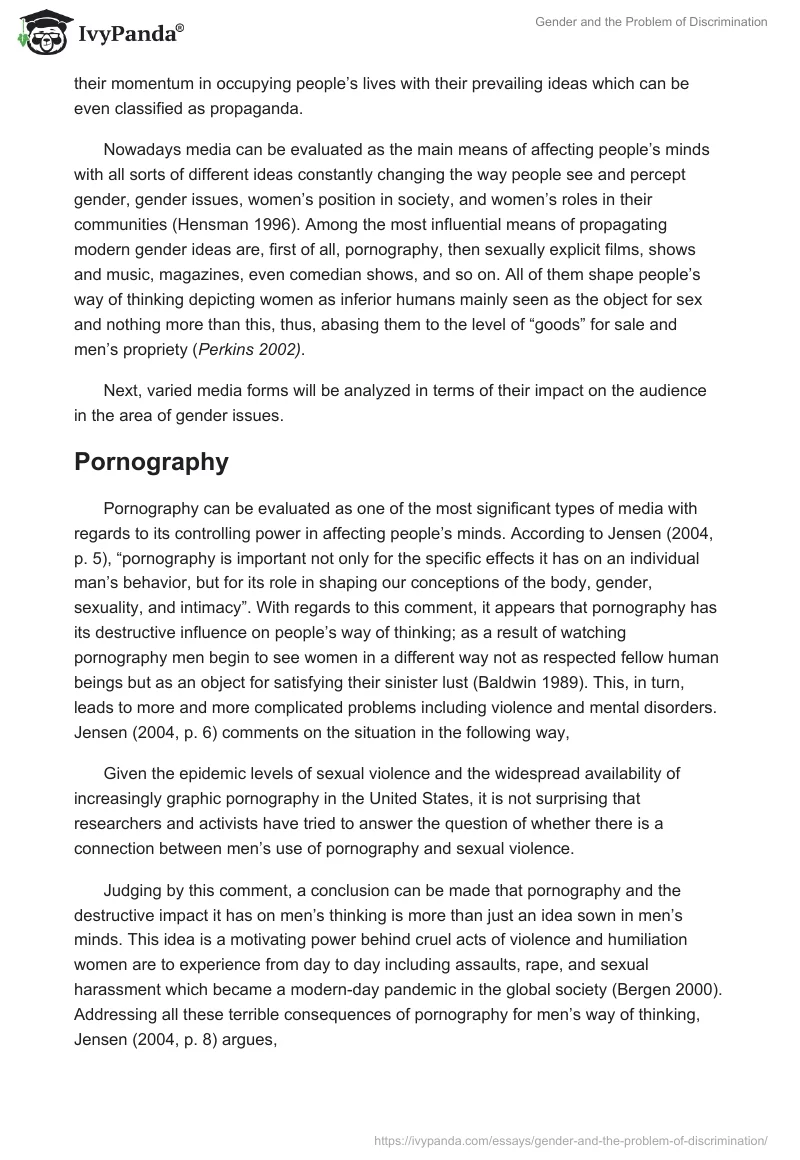 Gender and the Problem of Discrimination. Page 2