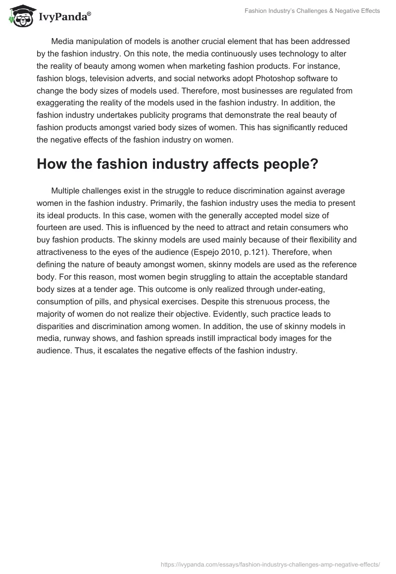 The Negative Effects of Fashion on Young Minds, by Anum junaid