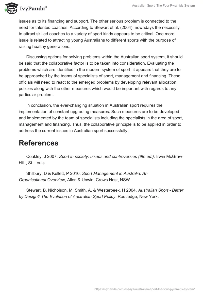 Australian Sport: The Four Pyramids System. Page 2