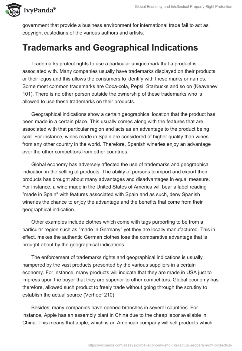Global Economy and Intellectual Property Right Protection. Page 5