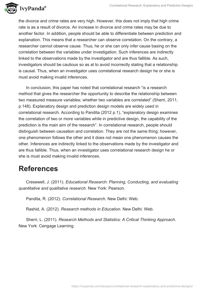 Correlational Research: Explanatory and Predictive Designs. Page 3