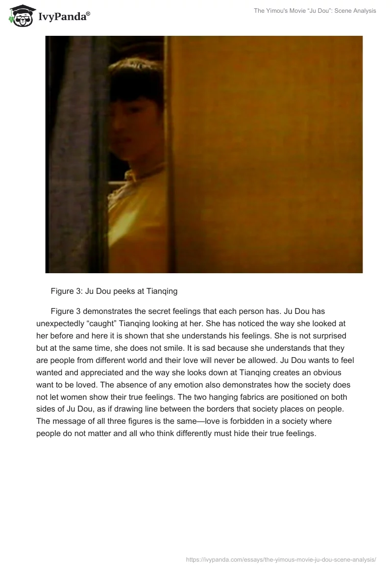 The Yimou's Movie “Ju Dou”: Scene Analysis. Page 4