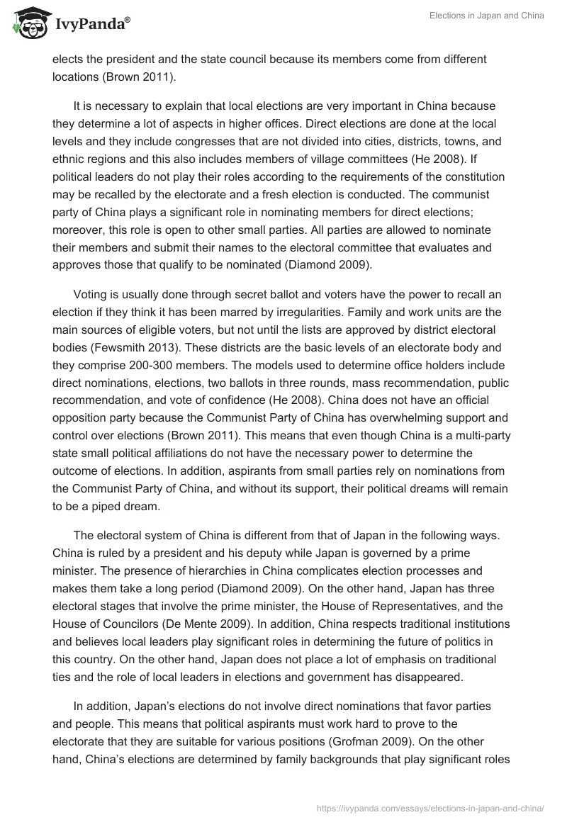 Elections in Japan and China. Page 5