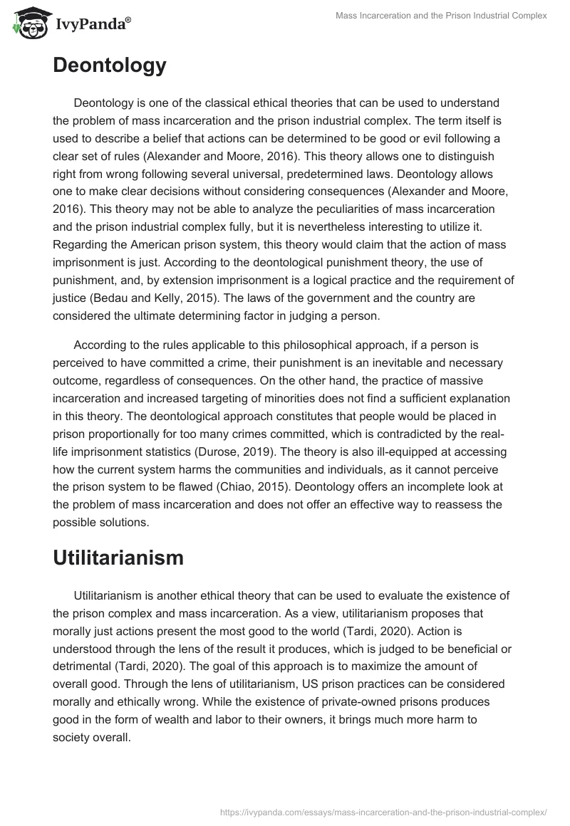 Mass Incarceration and the Prison Industrial Complex. Page 2