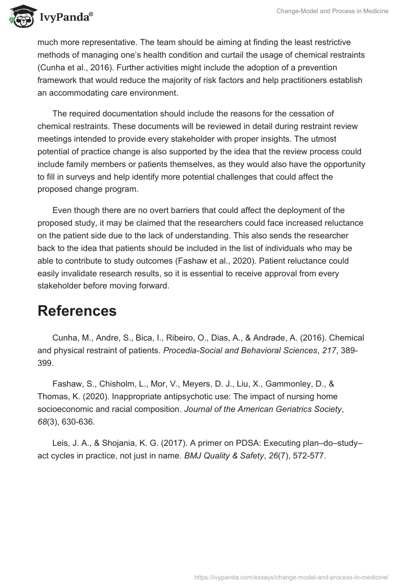 Change-Model and Process in Medicine. Page 2