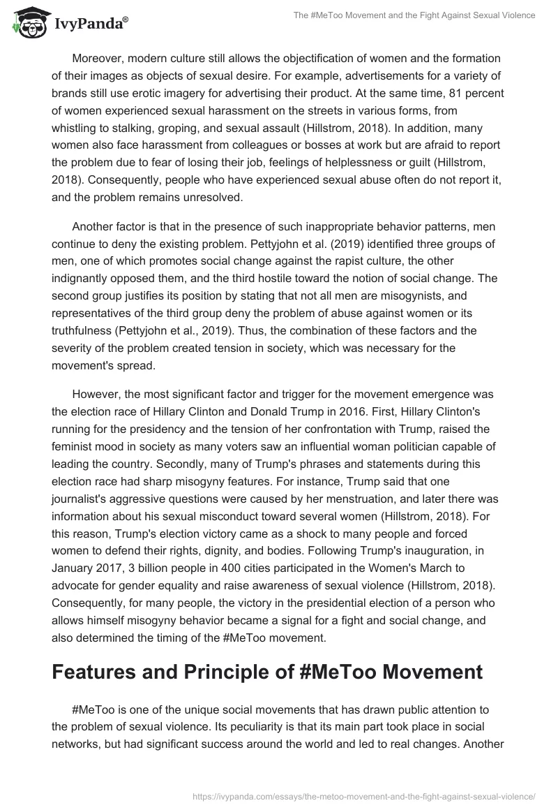 The #MeToo Movement and the Fight Against Sexual Violence. Page 2