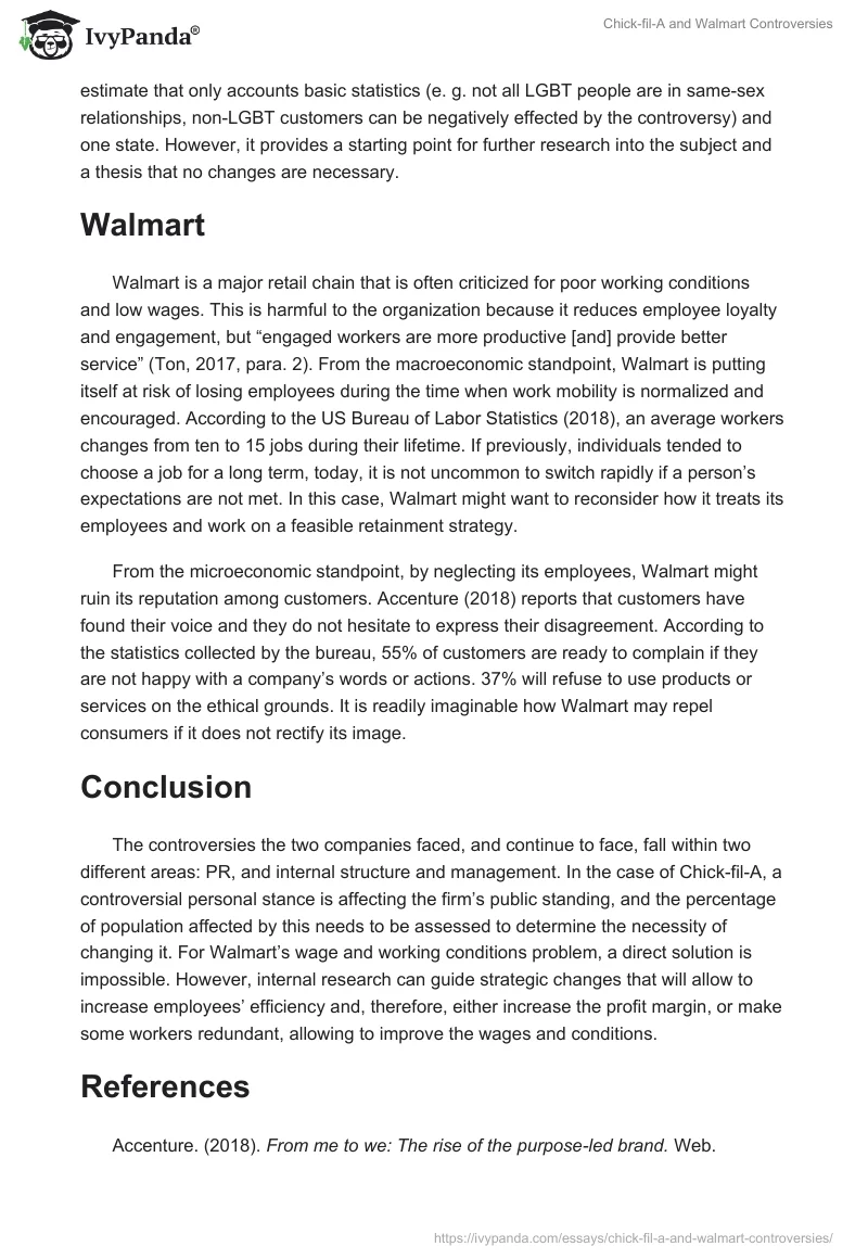 Chick-fil-A and Walmart Controversies. Page 2