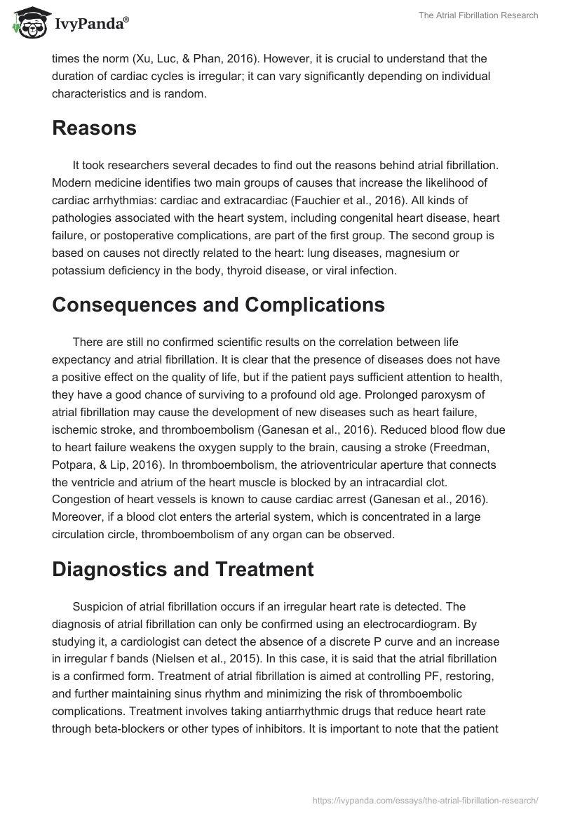 The Atrial Fibrillation Research. Page 2