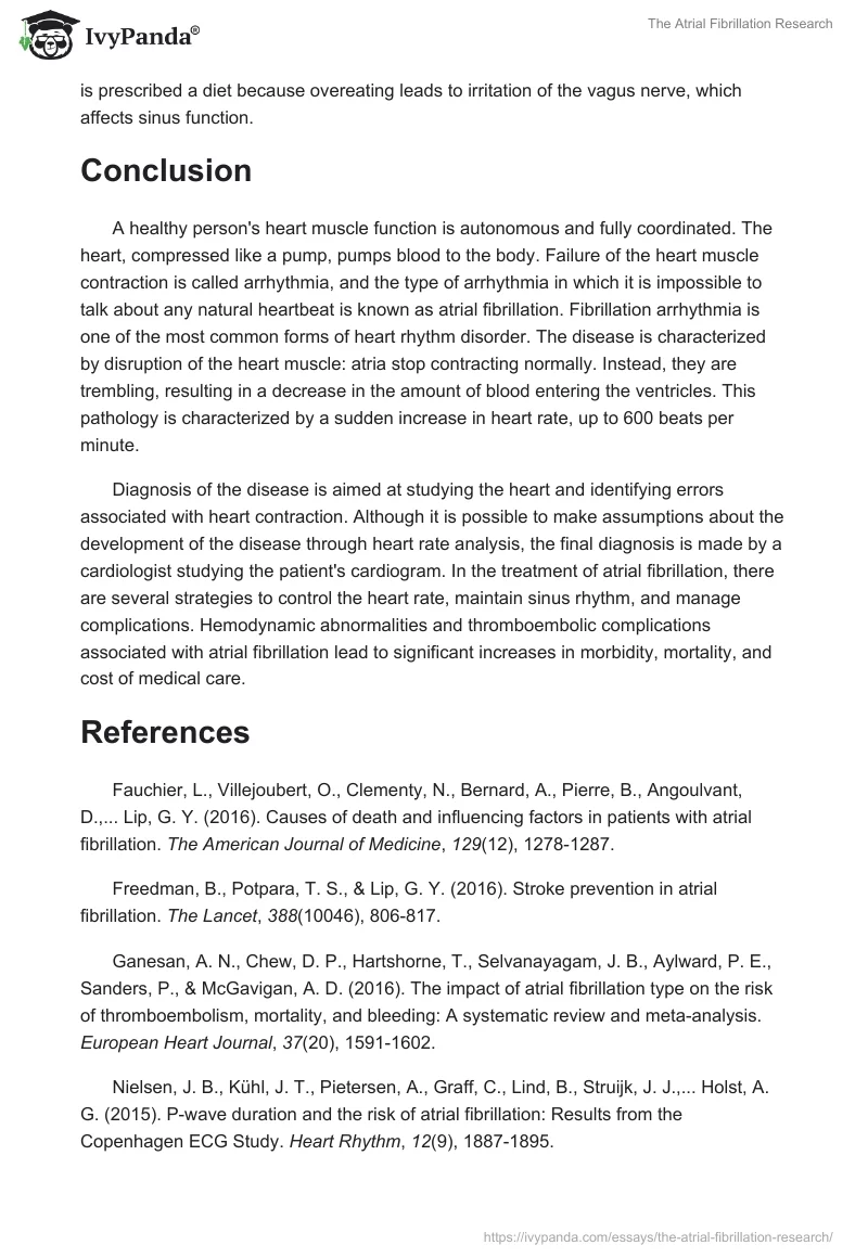 The Atrial Fibrillation Research. Page 3