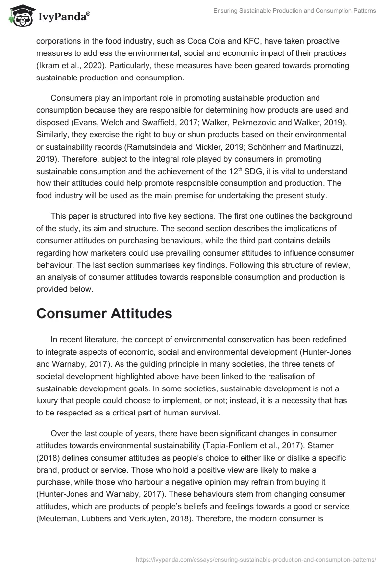 Ensuring Sustainable Production and Consumption Patterns. Page 2