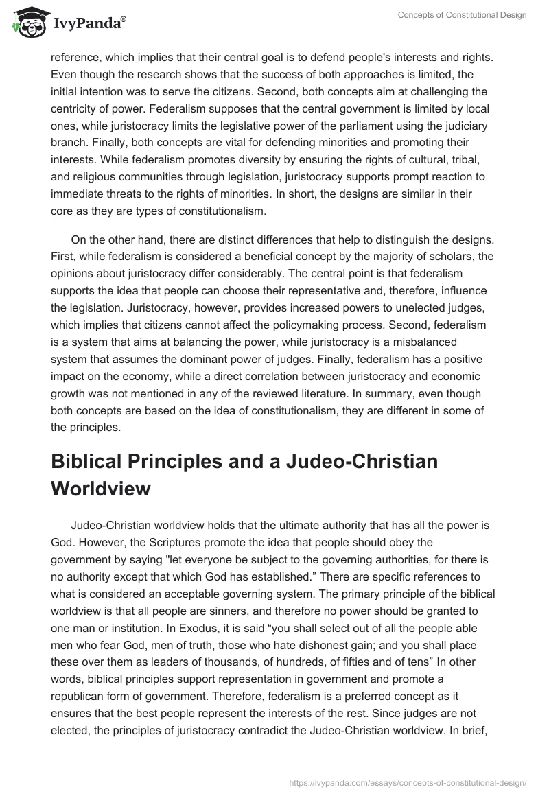 Concepts of Constitutional Design. Page 4