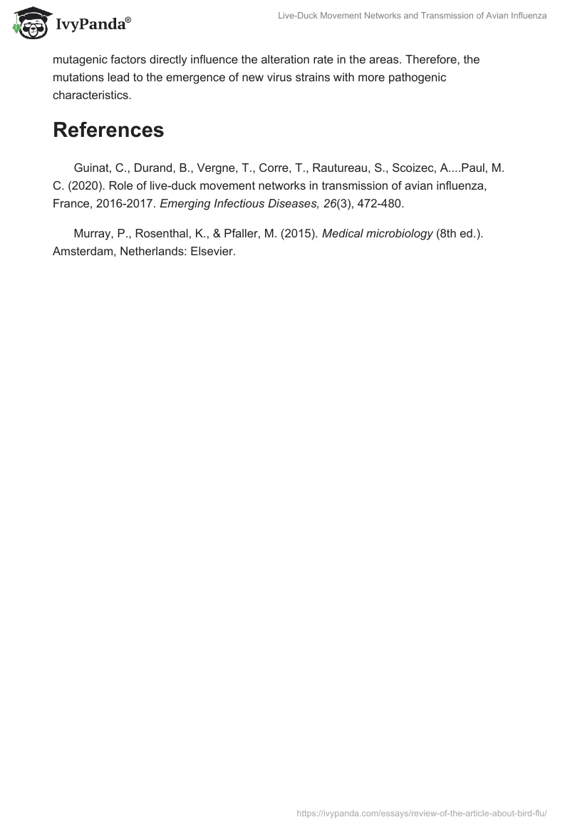 Live-Duck Movement Networks and Transmission of Avian Influenza. Page 2