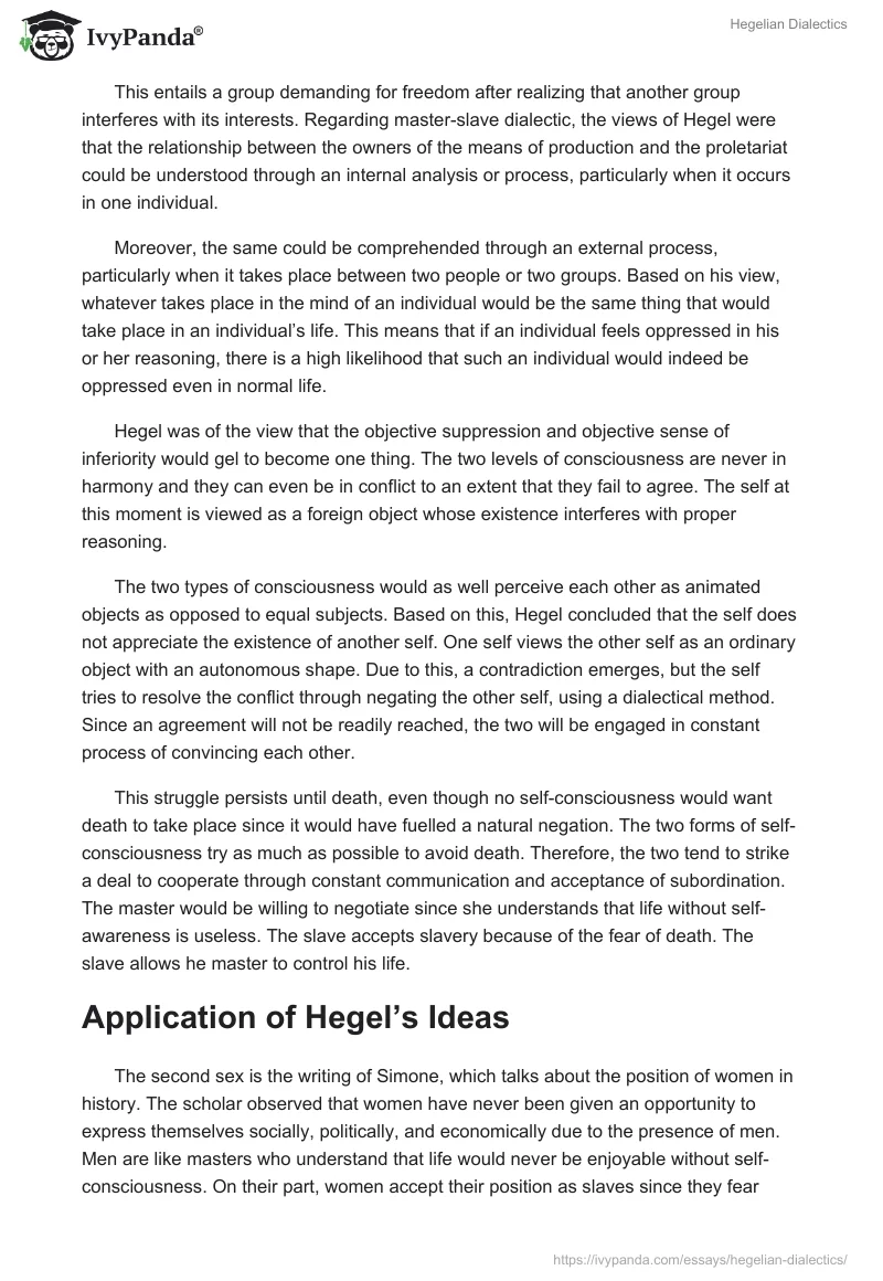 Hegelian Dialectics. Page 2