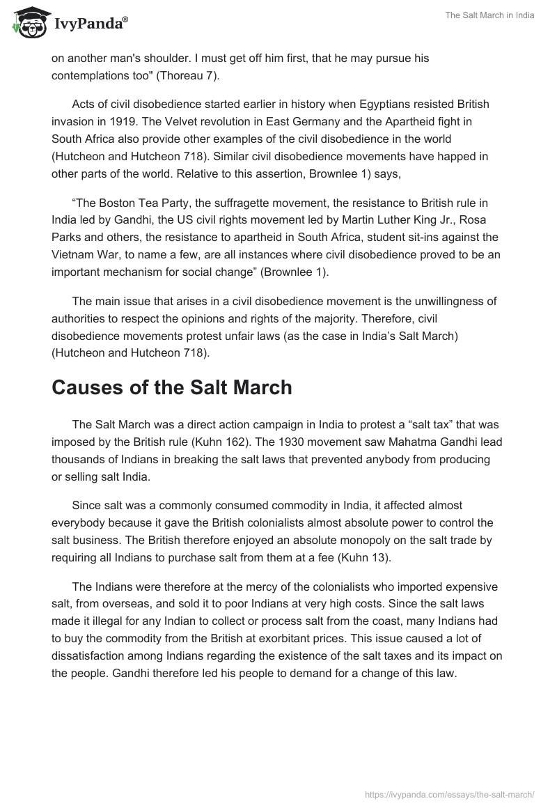 The Salt March in India. Page 3
