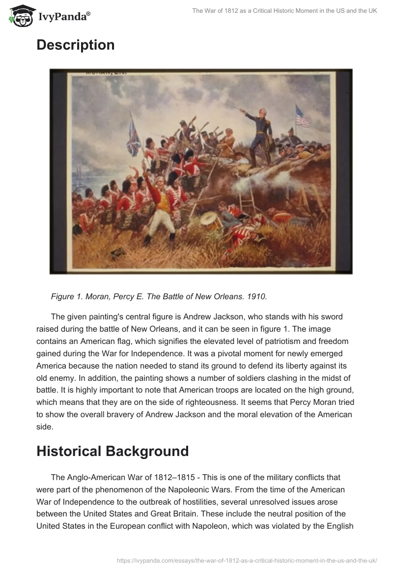 The War of 1812 as a Critical Historic Moment in the US and the UK. Page 2