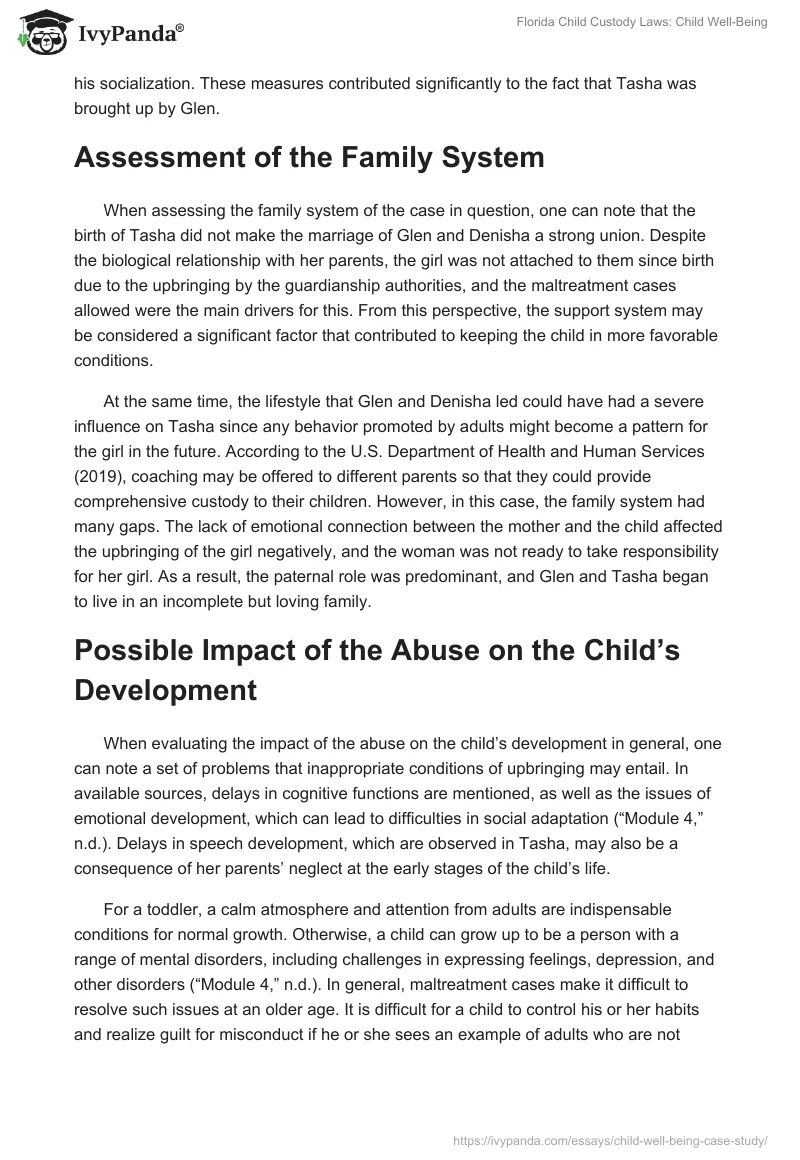 Florida Child Custody Laws: Child Well-Being. Page 3