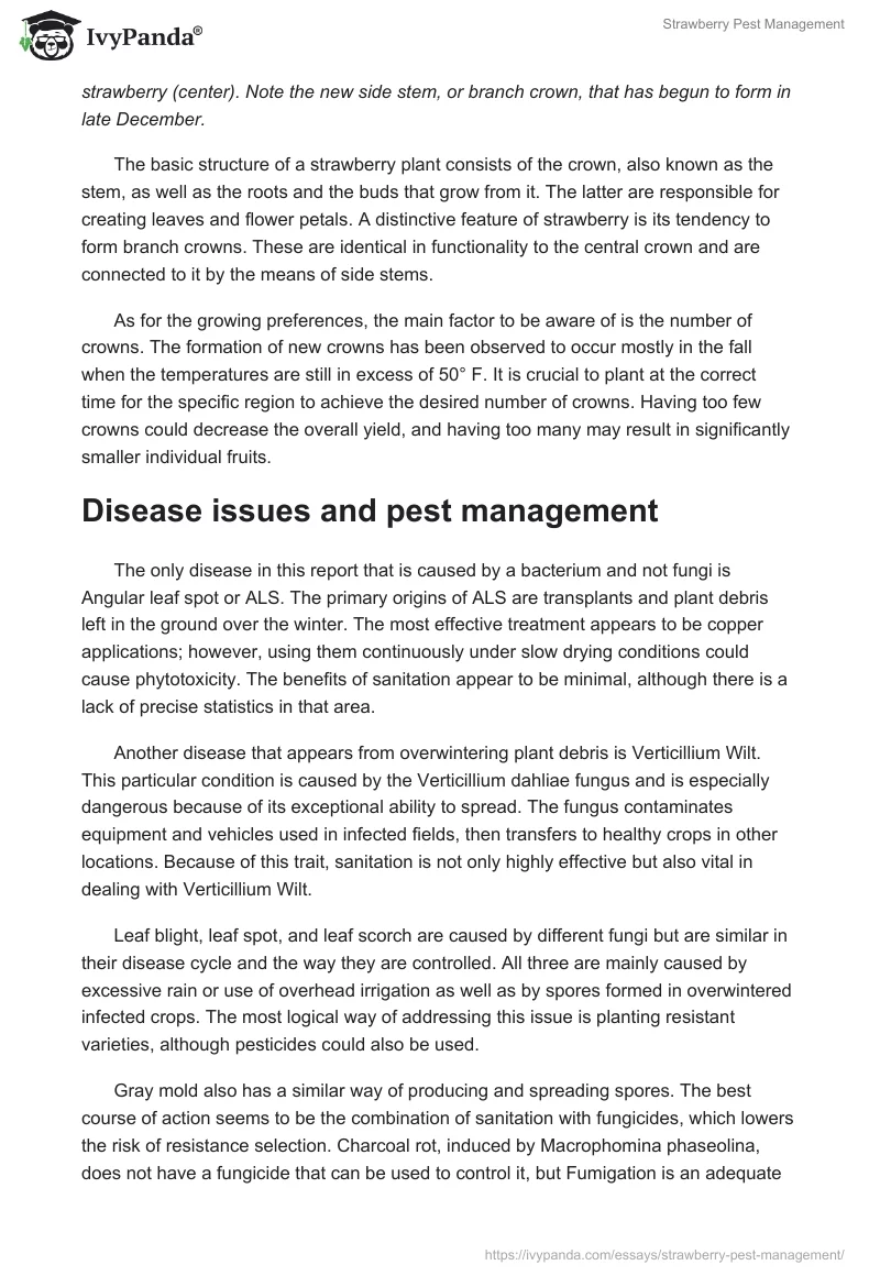 Strawberry Pest Management. Page 2