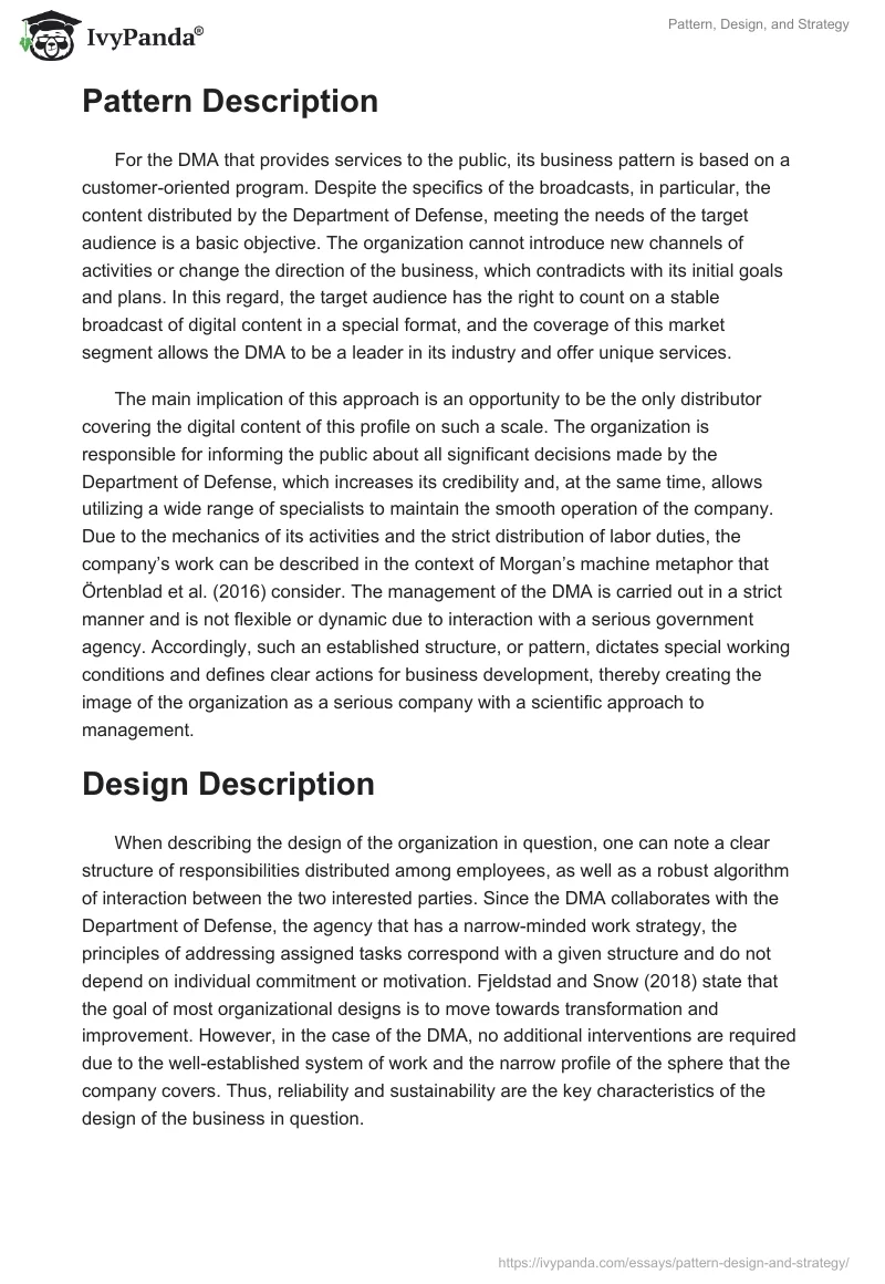 Pattern, Design, and Strategy. Page 2