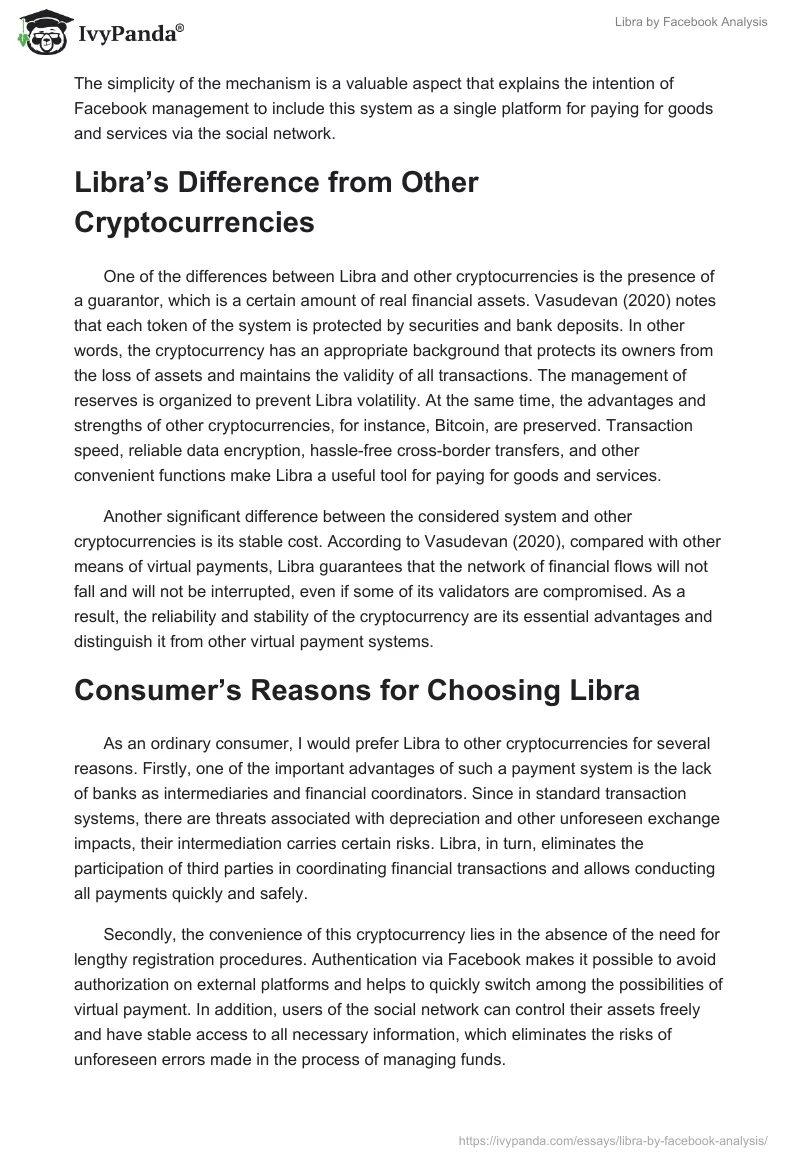 Libra by Facebook Analysis. Page 2