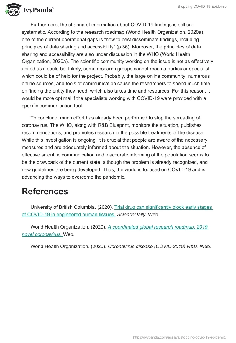 Stopping COVID-19 Epidemic. Page 3