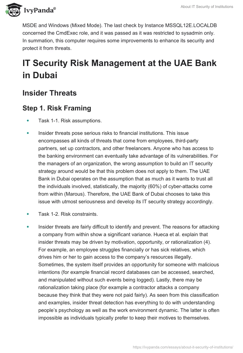 About IT Security of Institutions. Page 4