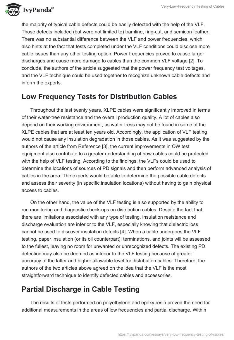 Very-Low-Frequency Testing of Cables. Page 2