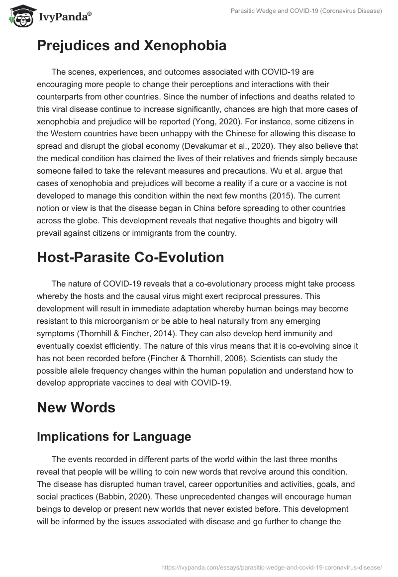 Parasitic Wedge and COVID-19 (Coronavirus Disease). Page 2