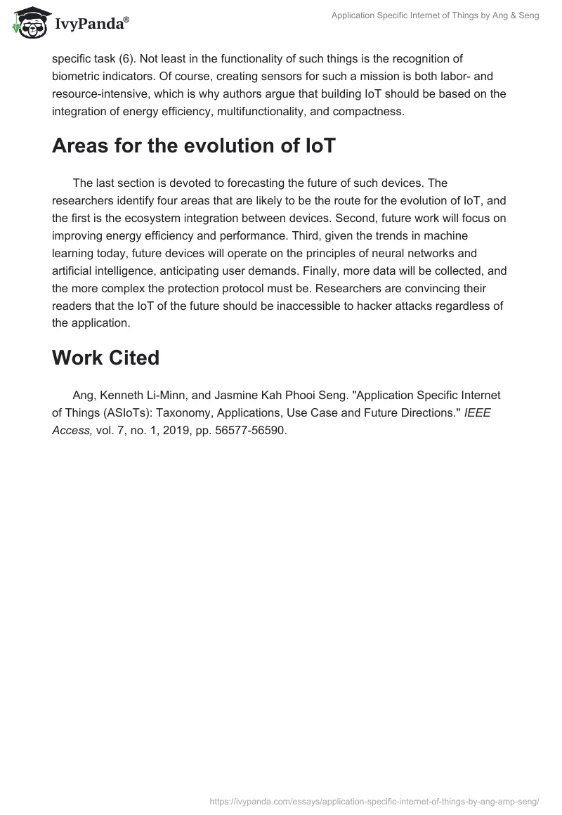 Application Specific Internet of Things by Ang & Seng. Page 2