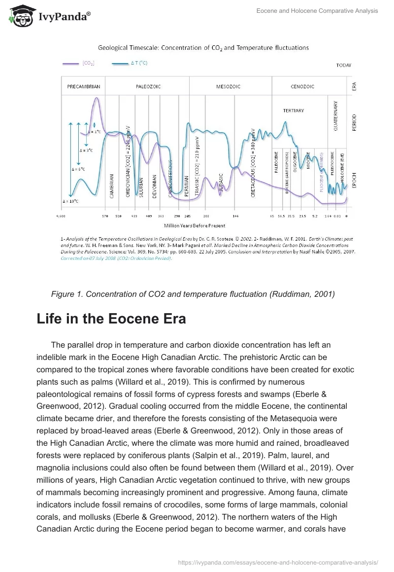Eocene and Holocene Comparative Analysis. Page 2