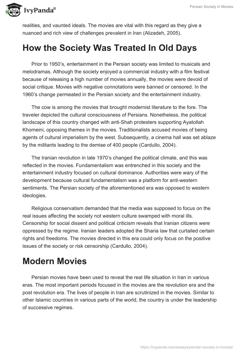 Persian Society in Movies. Page 2