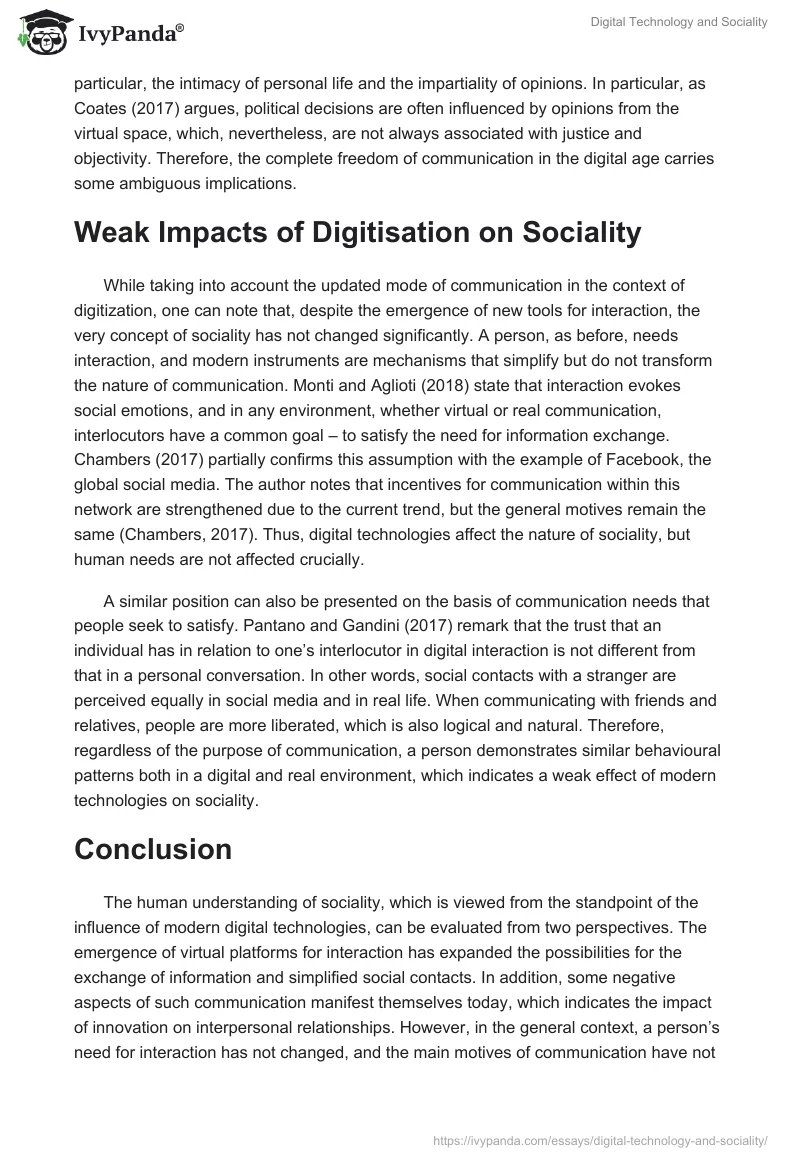 Digital Technology and Sociality. Page 3