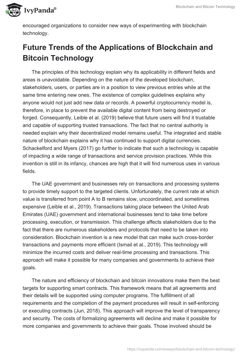 Blockchain and Bitcoin Technology. Page 2