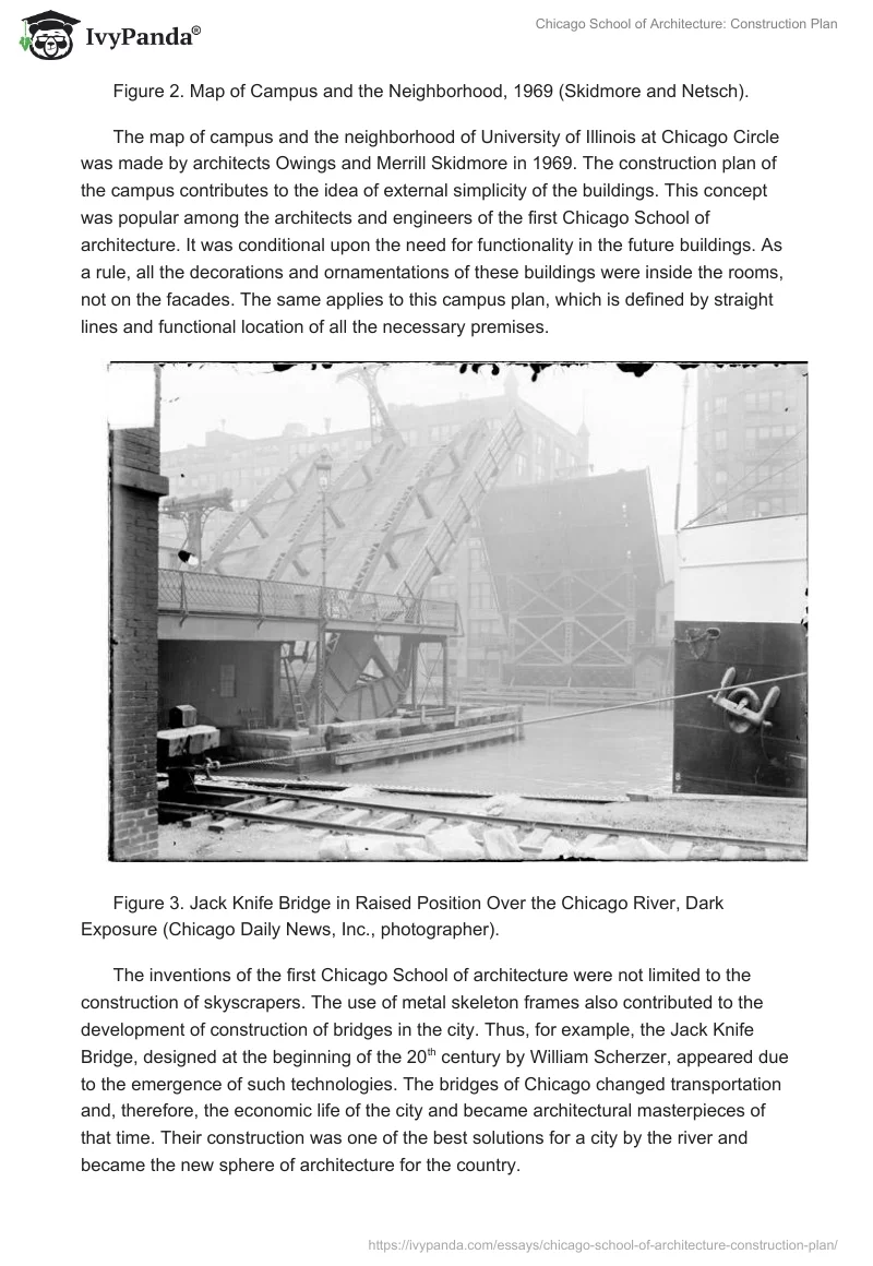 Chicago School of Architecture: Construction Plan. Page 4