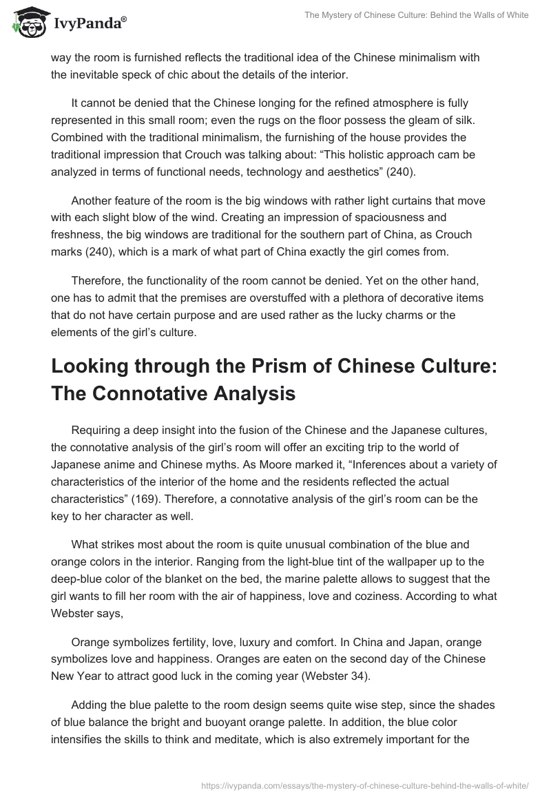 The Mystery of Chinese Culture: Behind the Walls of White. Page 2