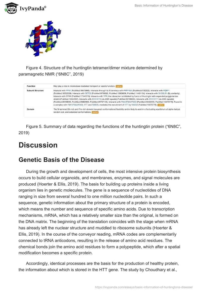 Basic Information of Huntington’s Disease. Page 4