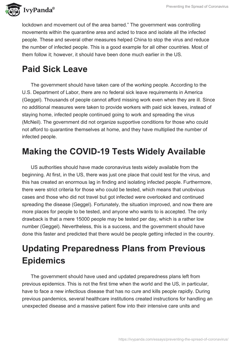 Preventing the Spread of Coronavirus. Page 2