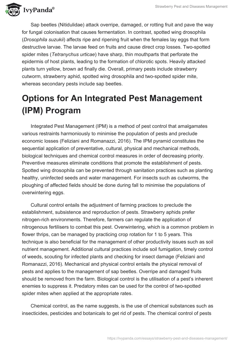 Strawberry Pest and Diseases Management. Page 2