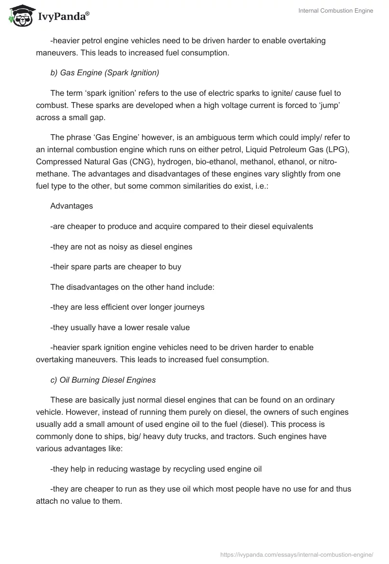 Internal Combustion Engine. Page 2