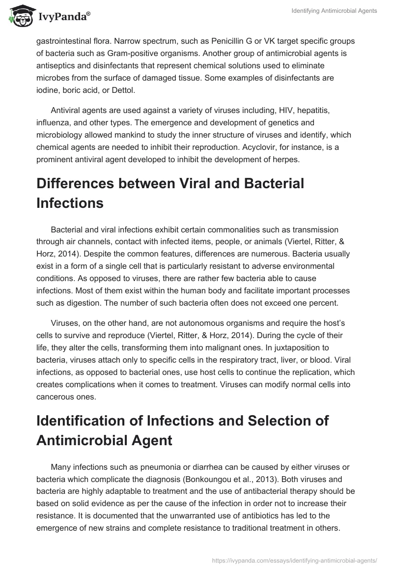 Identifying Antimicrobial Agents. Page 2