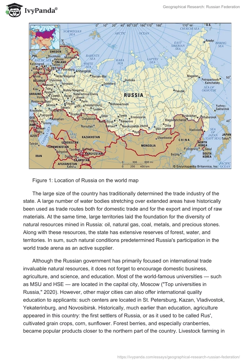 Geographical Research: Russian Federation. Page 2