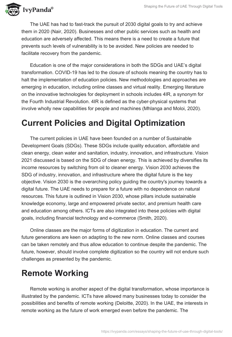 Shaping the Future of UAE Through Digital Tools. Page 2