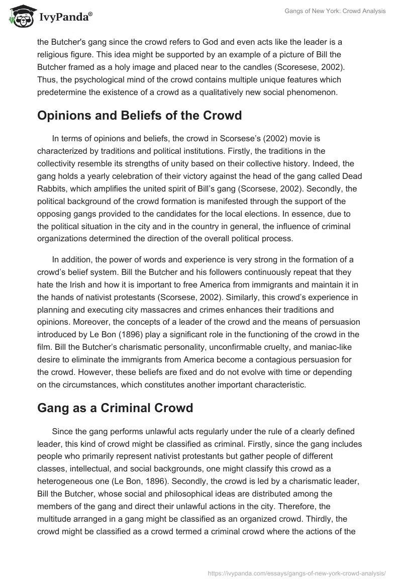"Gangs of New York": Crowd Analysis. Page 4